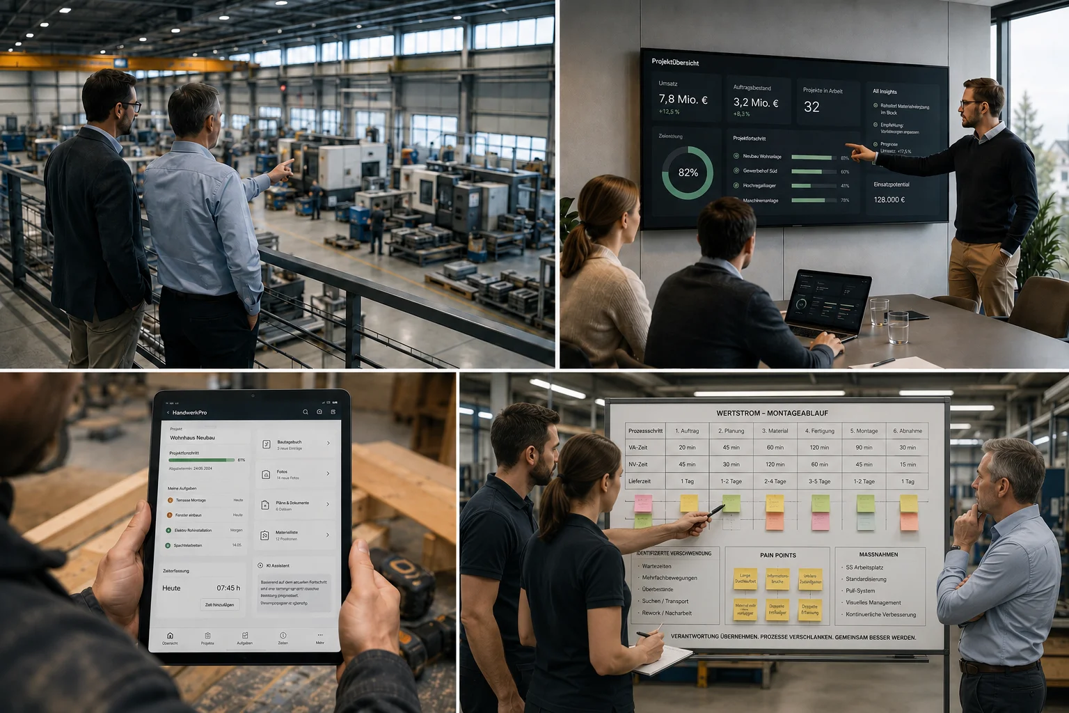 Shopfloor – operative Zusammenarbeit im Industrieumfeld